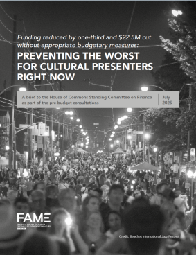 Preventing the Worst for Cultural Presenters Right now