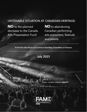 Untenable Situation at Canadian Heritage